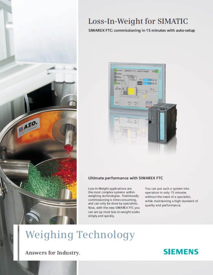 Loss-In-Weight for SIMATIC